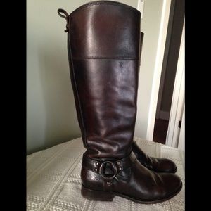 Frye Melissa Harness tall zipper DB